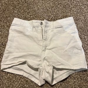 white short shorts